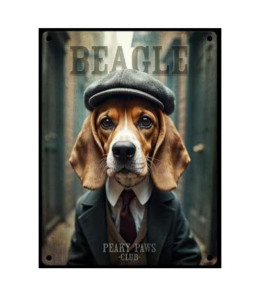 PLAQUE 20X30 BEAGLE C2