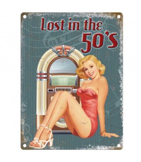 PLAQUE 15X20 LOST IN THE 50'S C3 PLAQUE 15X20 LOST IN THE 50'S C3