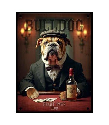 PLAQUE 20X30 BULLDOG C2