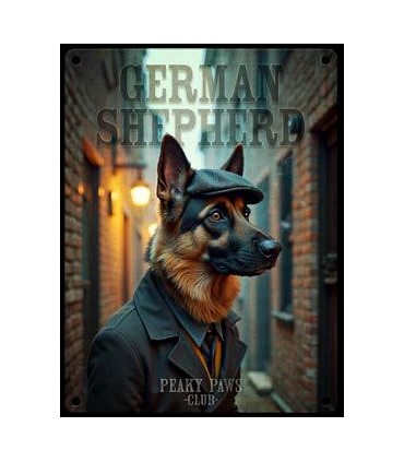 PLAQUE 20X30 BERGER ALLEMAND C2