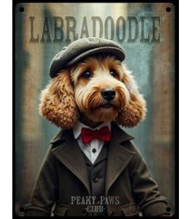 PLAQUE 20X30 LABRADOODLE C2