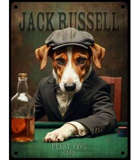 PLAQUE 20X30 JACK RUSSELL C2