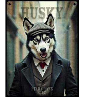 PLAQUE 20X30 HUSKY C2