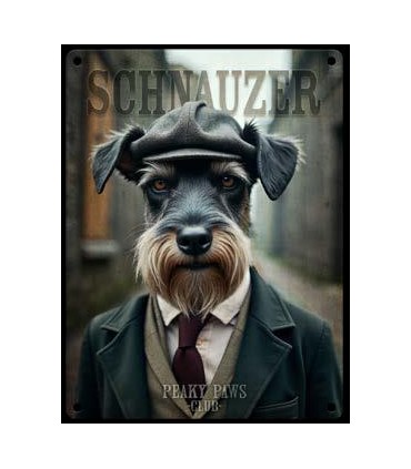 PLAQUE 20X30 SCHNAUZER C2