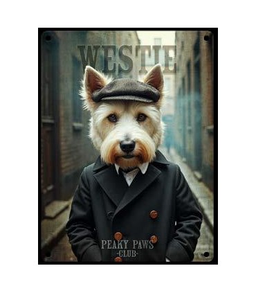 PLAQUE 20X30 WESTIE C2