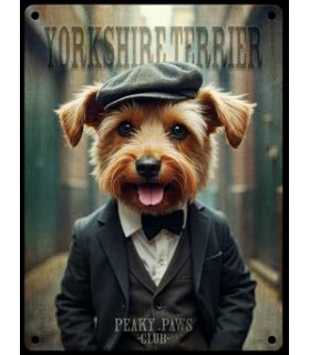 PLAQUE 20X30 YORKSHIRE TERRIER C2