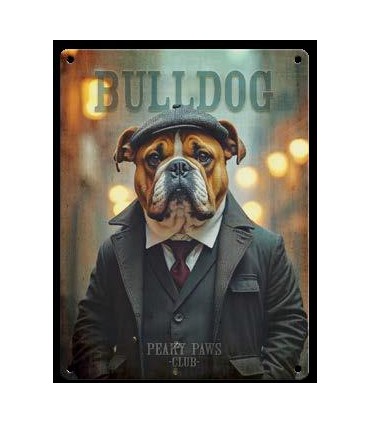 PLAQUE 20X30 BULLDOG C2