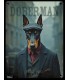 PLAQUE 20X30 DOBERMANN C2