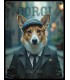 PLAQUE 20X30 WELSH CORGI C2