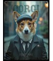 PLAQUE 20X30 WELSH CORGI C2