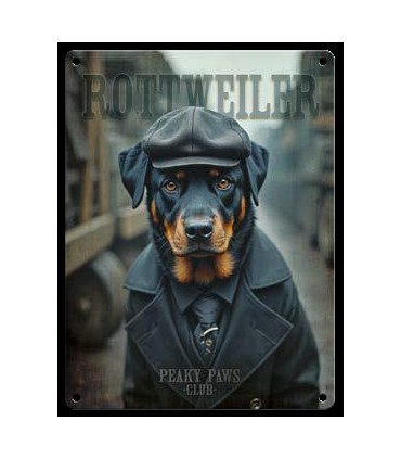 PLAQUE 20X30 ROTTWEILER C2