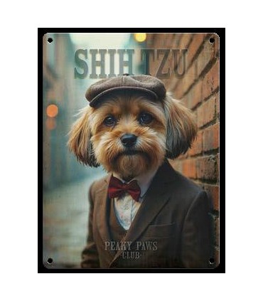 PLAQUE 20X30 SHIH TZU C2