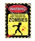 PLAQUE 50X70 ZOMBIES