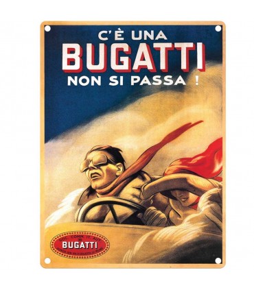 PLAQUE 30X40 C'E UNA BUGATTI C2