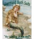 PLAQUE 30X40 MERMAID BATH SALTS C2