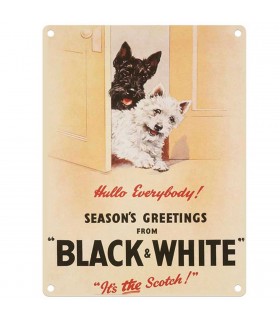 PLAQUE 30X40 BLACK & WHITE C2 PLAQUE 30X40 BLACK & WHITE C2