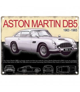 PLAQUE 30X40 ASTON MARTIN DB5 C2 PLAQUE 30X40 ASTON MARTIN DB5 C2