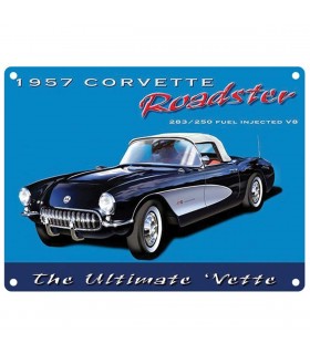 PLAQUE 30X40 1957 CORVETTE C2 PLAQUE 30X40 1957 CORVETTE C2