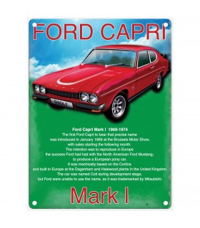 PLAQUE 30X40 FORD CAPRI C2 PLAQUE 30X40 FORD CAPRI C2