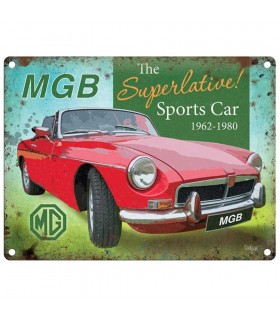 PLAQUE 30X40 MGB THE SUPERLATIVE C2 PLAQUE 30X40 MGB THE SUPERLATIVE C2