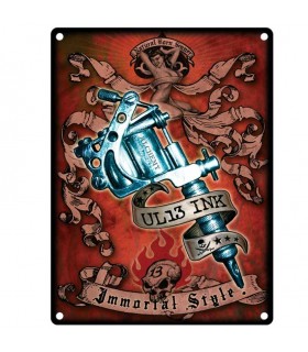 PLAQUE 30X40 IMMORTAL INK TATTOO C2 PLAQUE 30X40 IMMORTAL INK TATTOO C2