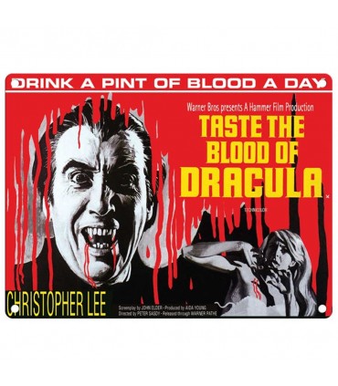 PLAQUE 30X40 BLOOD OF DRACULA C2