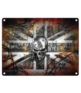 PLAQUE 30X40 WROUGHT IRON KINGDOM C2
