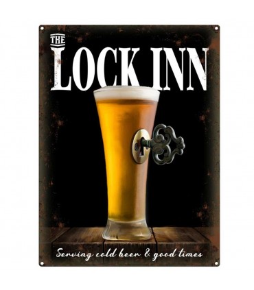 PLAQUE 30X40 LOCK INN C2
