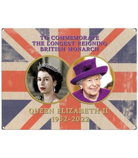 PLAQUE 30X40 COMMEMORATION ELIZABETH II C2 PLAQUE 30X40 COMMEMORATION ELIZABETH II C2
