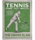 PLAQUE 30X40 TENNIS MASCULIN C2