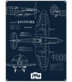 PLAQUE 30X40 SPITFIRE TECHNICAL C2