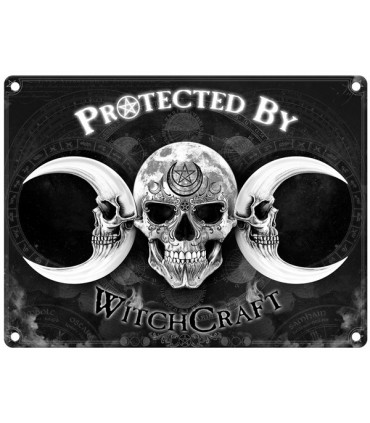 PLAQUE 30X40 PROTECTED BY WITCHCRAFT C2