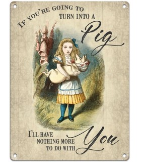 PLAQUE 30X40 TURN INTO A PIG C2