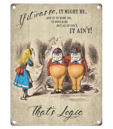 PLAQUE 30X40 THAT'S LOGIC C2