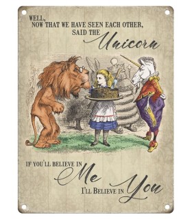 PLAQUE 30X40 THE UNICORN C2