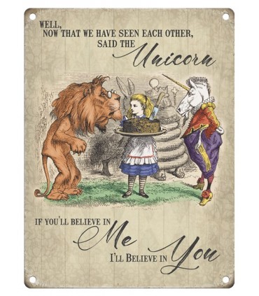 PLAQUE 30X40 THE UNICORN C2