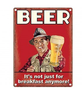 PLAQUE 30X40 BEER BREAKFAST C2 PLAQUE 30X40 BEER BREAKFAST C2