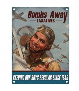 PLAQUE 30X40 BOMBS AWAY C2