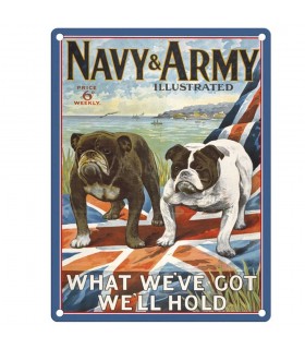 PLAQUE 30X40 NAVY & ARMY C2 PLAQUE 30X40 NAVY & ARMY C2