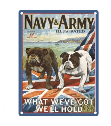 PLAQUE 30X40 NAVY & ARMY C2