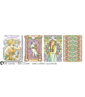 CARTES D'INSPIRATION ART NOUVEAU LENORMAND CARTES D'INSPIRATION ART NOUVEAU LENORMAND