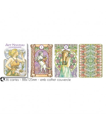 CARTES D'INSPIRATION ART NOUVEAU LENORMAND
