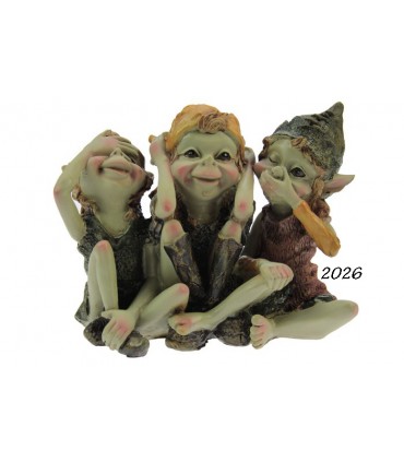 ELFES DE LA SAGESSE ASSIS H.14CM C2