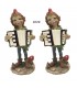 ELFES ACCORDEONISTES 7X6X12 SET DE 4