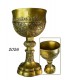 CALICE MEDIEVAL COULEUR BRONZE H.23 cm