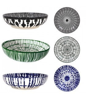 BOL CERAMIQUE AMARI 22X22X6 C3 ASS BOL CERAMIQUE AMARI 22X22X6 C3 ASS