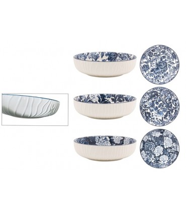 BOL CERAMIQUE FLEUR 20X20X5 C3 ASS