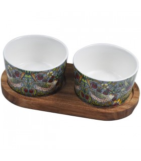 SET 2 COUPELLES APERITIF STRAWBERRY THIEF 11X22X6 C2