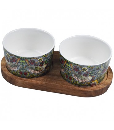 SET 2 COUPELLES APERITIF STRAWBERRY THIEF 11X22X6 C2