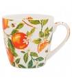 MUG DEJEUNER ORANGES/CITRONS 450ML SET DE 6